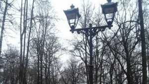 В брянском парке Пушкина установили новые фонари