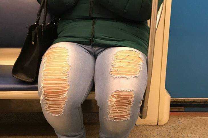 Девушка показала, как при полноте можно быть изящной