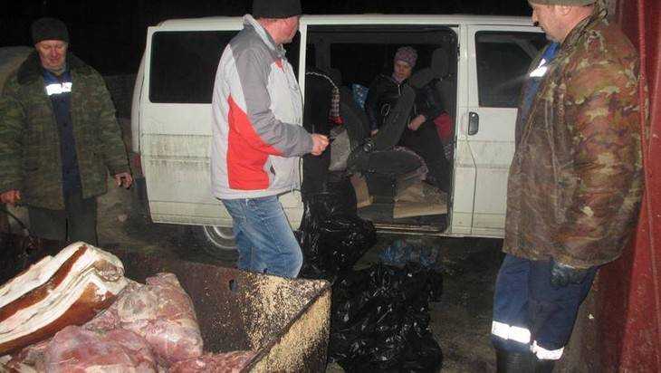 Под Трубчевском у бедного украинца отобрали 360 килограммов мяса