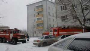 В Клинцах загорелась квартира в пятиэтажке