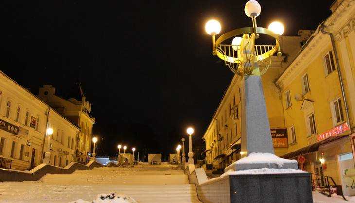 В Брянске возобновили реконструкцию лестницы на бульваре Гагарина