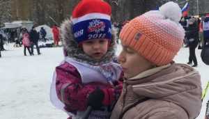 В Брянске рекорд «Лыжни России» установила девочка двух с половиной лет