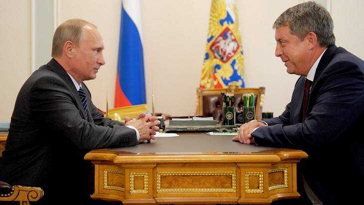 Президент России Путин поздравил губернатора Богомаза с днем рождения