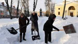 Три управляющих компании Брянска оштрафовали за снег во дворах