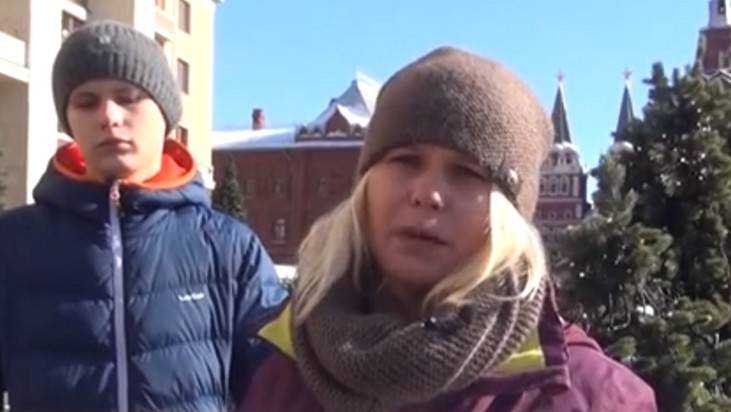 Бывшая жительница Брянска провела пикет у Кремля