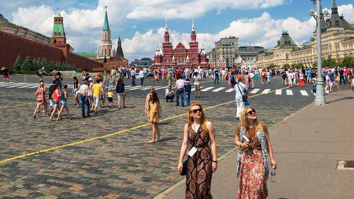 Количество въезжающих в Россию туристов из США увеличилось на 25 процентов