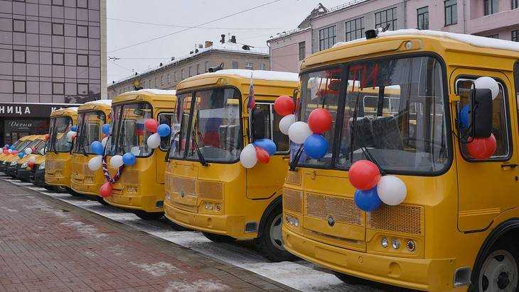 Брянский губернатор Богомаз вручил ключи от сорока школьных автобусов