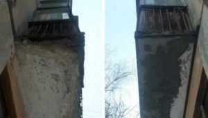 В Брянске коммунальщиков заставили отремонтировать балкон в квартире