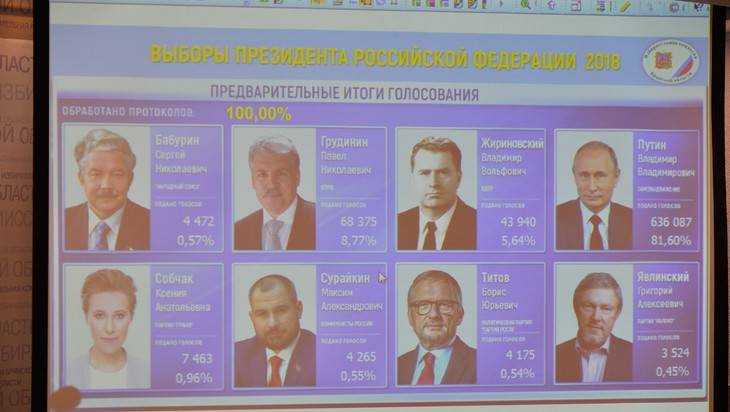 Выборы президента в Брянской области назвали честными и открытыми