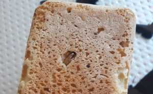 Брянцы обнаружили в хлебе местного производителя личинку