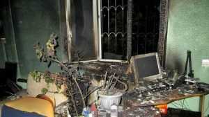  В  Брянскае в Фокинском районе из-за компьютера загорелся офис