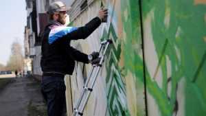 В Фокинском районе Брянска прошел второй граффити-фестиваль