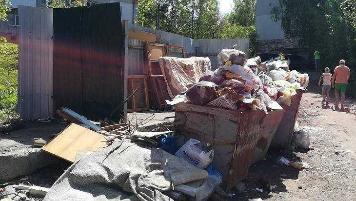 В центре Брянска три месяца не убирают мусор
