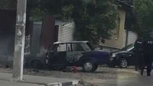 В Клинцах сгорел 13 мая легковой автомобиль