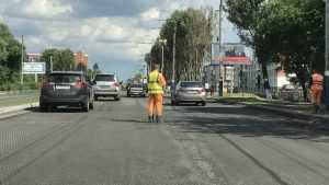 В Брянске возобновился ремонт дороги на Московском проспекте
