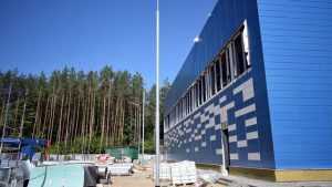 В Клинцах заканчивается строительство физкультурного комплекса