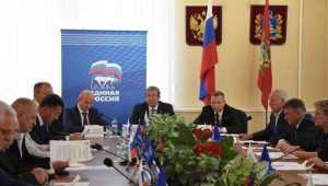 Владимир Попков провел заседание политсовета «Единой России»