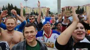 В Брянске болельщиков осчастливила победа сборной России над Испанией