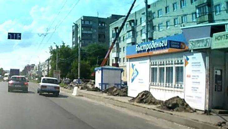 В Брянске из-за ошибки дорожники обрекли Московский проспект на пробки
