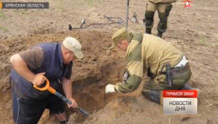 В Дубровском районе Брянской области обнаружили останки 49 бойцов