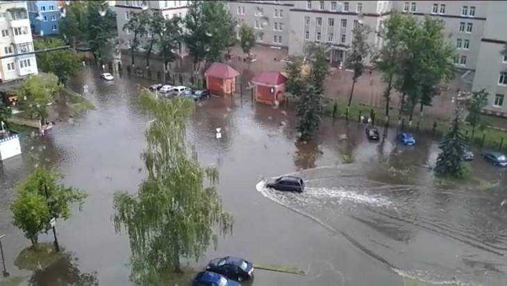 В Брянске опубликовали несколько видео устрашающего потопа