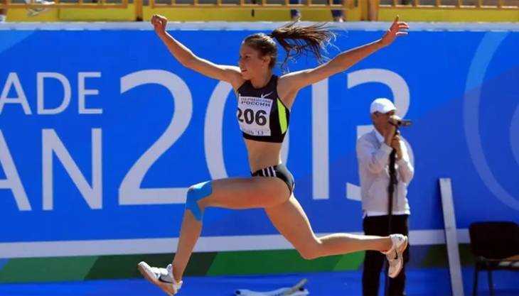 Брянская прыгунья Дарья Нидбайкина завоевала «серебро» на чемпионате России