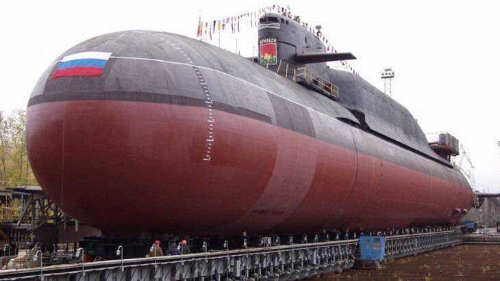 В соцсетях появилось фото атомной подлодки «Брянск»