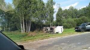 Два тяжелых грузовика столкнулись в Жуковском районе