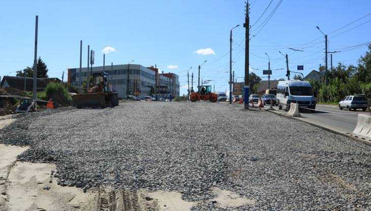 В Брянске ревизоры проверили строительство дороги на Городище