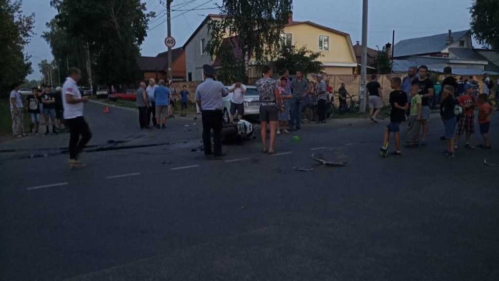 В Брянске в жуткой аварии погиб пассажир мотоцикла