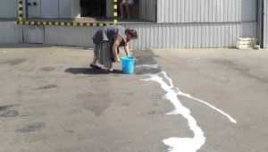 В Брянске сняли видео о молочных реках возле магазина