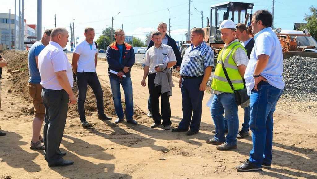 На Городищенской горке в Брянске начали строить новый тротуар