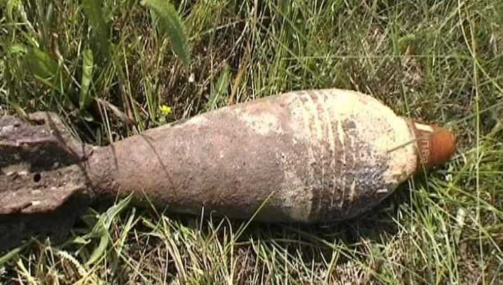 В Навлинском районе в поле обнаружили мину и снаряд времён войны