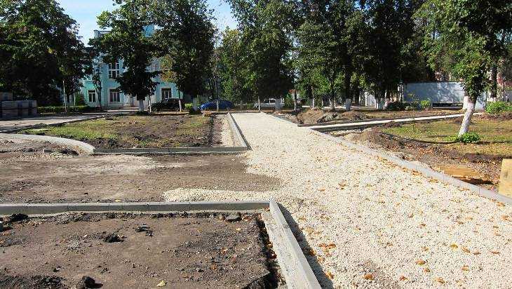 Сквер имени Ленина в Брянске преобразится  к концу октября