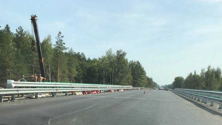 На въезде в Брянск завершили реконструкцию моста