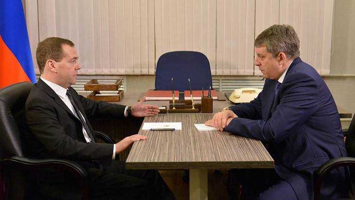 Брянский губернатор Богомаз встретится с главой правительства Медведевым