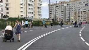 Новую дорогу на улице Романа Брянского откроют через неделю