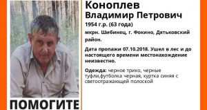 В Брянской области пропал 63-летний грибник Владимир Коноплев