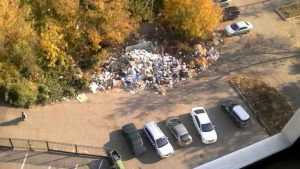 В центре Брянска мусорный вал протянулся до детского сада «Родничок»