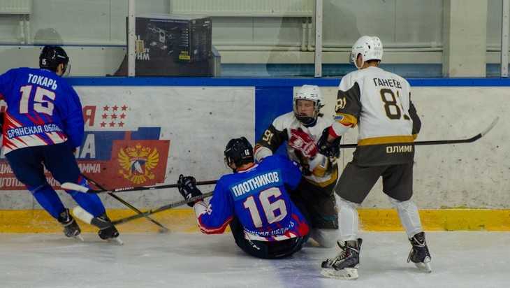 На домашнем льду хоккеисты Брянска переиграли «Золотых собак» два раза