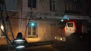Двоих жителей Брянска спасли по время пожара на улице Докучаева