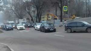В Брянске из-за ДТП на Советской улице образовалась пробка