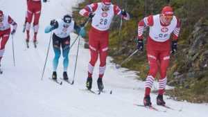 Брянский лыжник Александр Большунов выиграл вторую гонку в Финляндии
