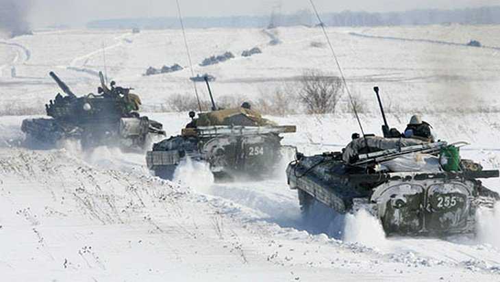 К Новому году на брянскую границу стянут сотни единиц военной техники