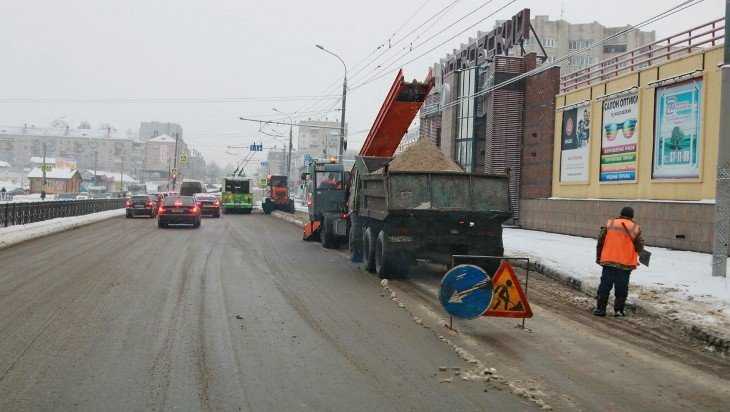 С улиц Брянска за сутки вывезли более 1000 тонн снега