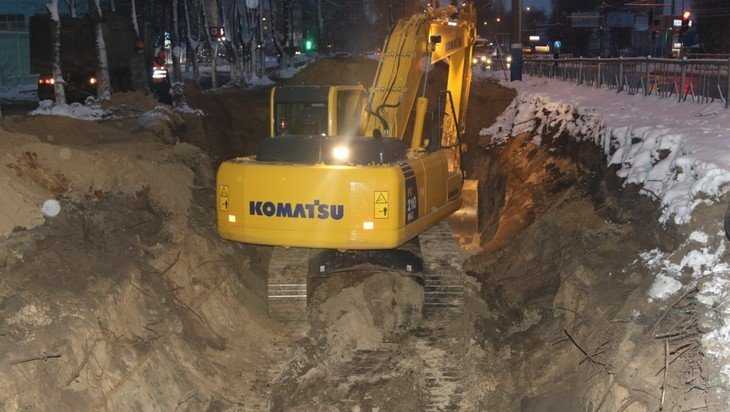 Московский проспект Брянска оказался пыткой для строителей ливнёвки