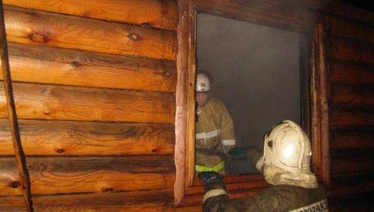 В Климовском селе сгорела баня – пострадал мужчина