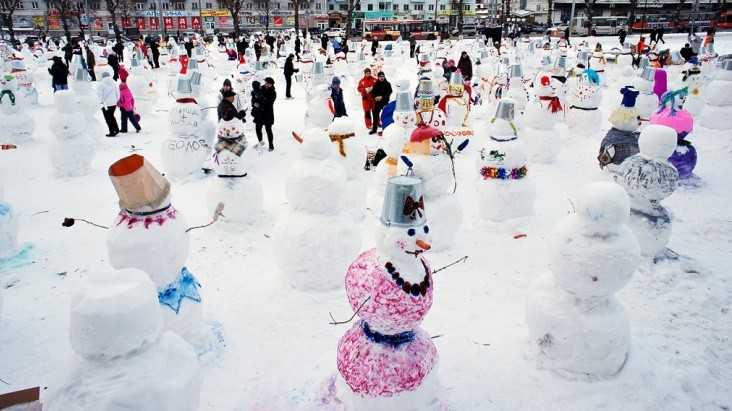 В парке Брянска пройдёт весёлое сражение необычных снеговиков