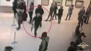 Полиция опубликовала видео похищения картины Куинджи