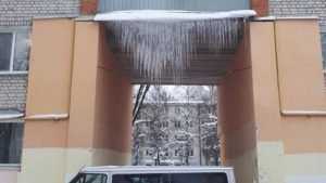 В Брянске нашли ледяную угрозу на пути в детсад